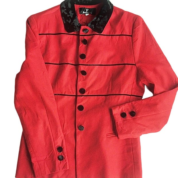 Red Wool Jacket 레드 울자켓