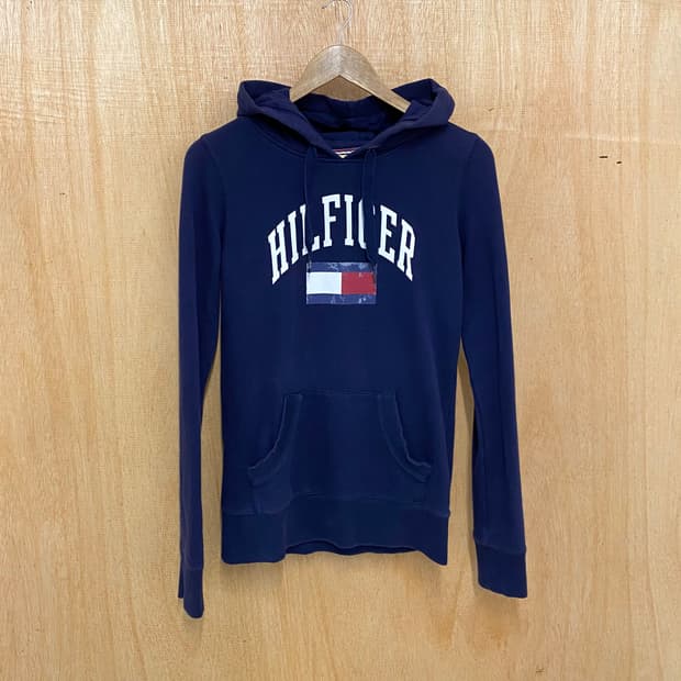 TOMMY HILFIGER y2k hoodie 타미 힐피거 딱붙핏 후드티