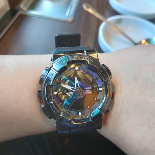 블랙 카시오 지샥 시계 판매합니다