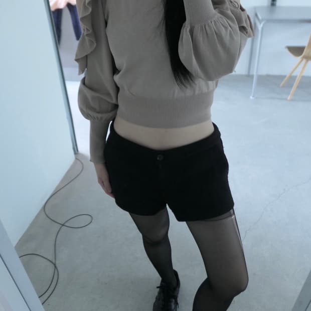 디에이디 빈티지 셔링 오프 니트