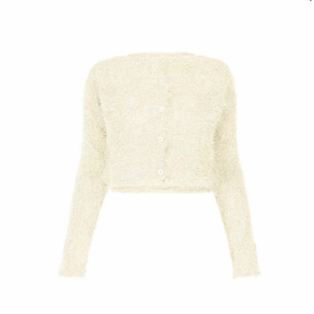 이세이미야케 퍼지 가디건 화이트 2 사이즈 새제품