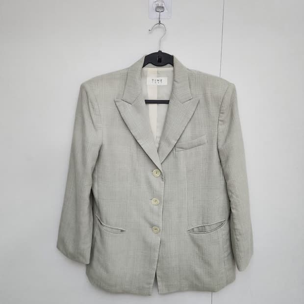 TIME 타임 95 66 체크자켓