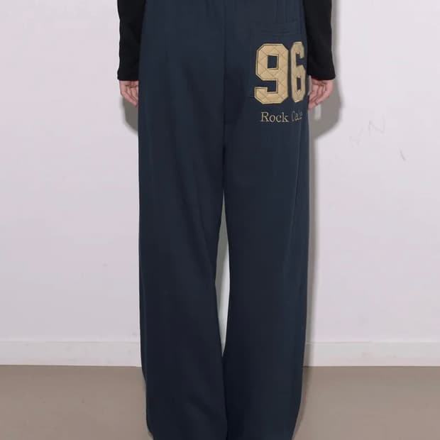 락케이크 96 Applique 2way Jogger - Navy