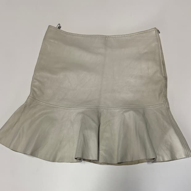희귀!! 아르마니 빈티지 리얼 레더 가죽 미니 스커트