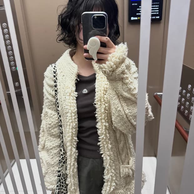 빈티지 니트아우터