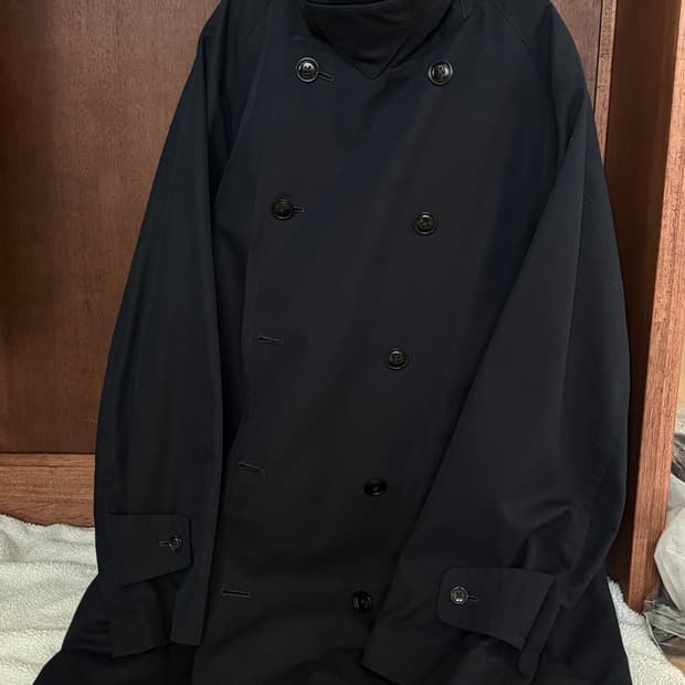 마티앤선즈 maatee&sons 코튼실크 코트 네이비 3