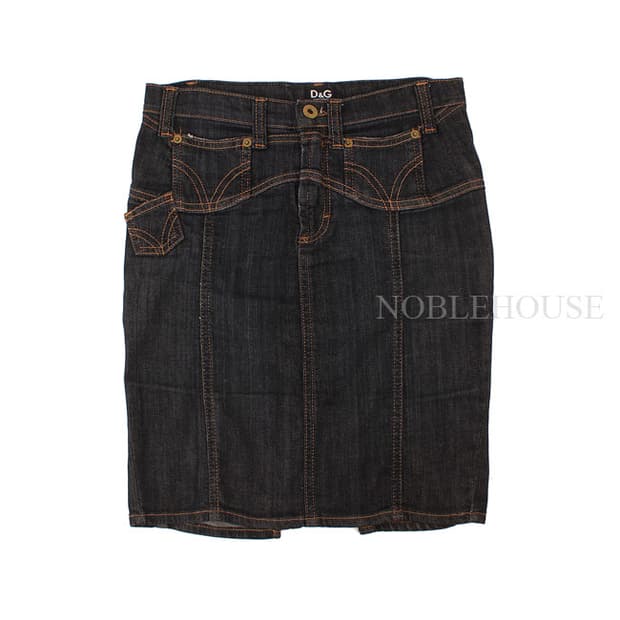 돌체앤가바나 인디고 데님스커트 38