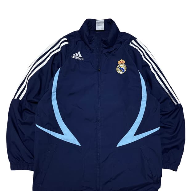 아디다스 레알마드리드 네이비 바람막이