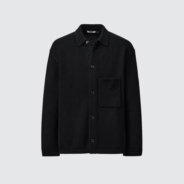 구매] 유니클로 니트오버셔츠재킷 462921