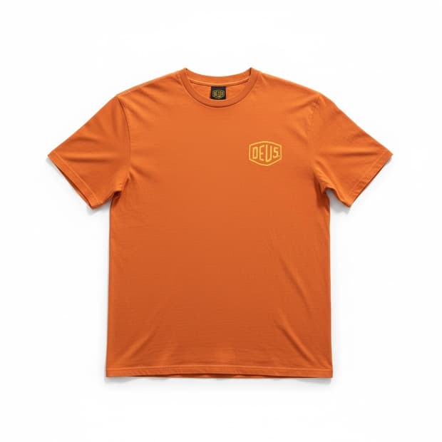 데우스 엑스 마키나 오렌지 반팔 티셔츠