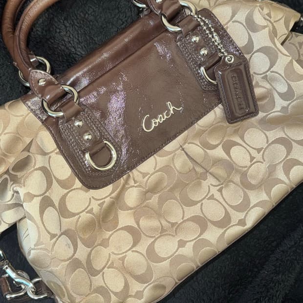 00s coach Y2K 코치 시그니처 숄더백 겸용 크로스백 빈티지