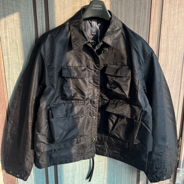 [새상품]언어펙티드 레이어드 피셔맨 점퍼 블랙