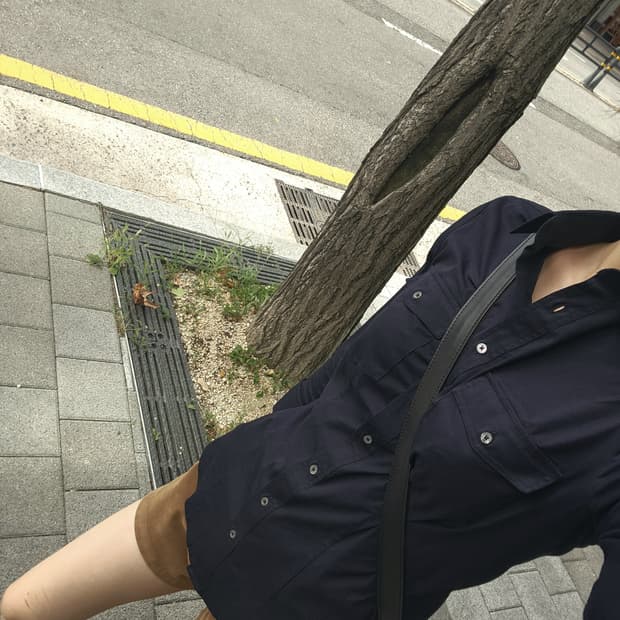 노이어포우먼 스웨이드 숏팬츠