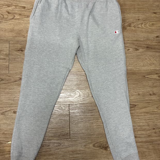 90s 챔피온 리버스위브 스웻조거팬츠 그레이 L