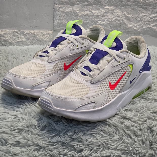 5q-16:나이키 에어맥스 CW1626103 화이트네온 (22.5cm)