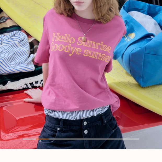 헬로 선라이즈 티셔츠 M