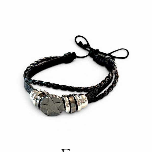 Obsidian Loop Bracelet