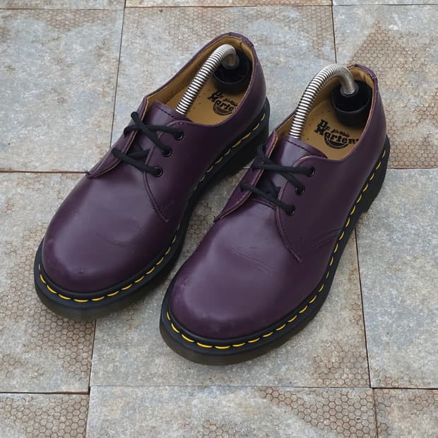 (230)닥터마틴 1461 3홀 스무스 퍼플 구두