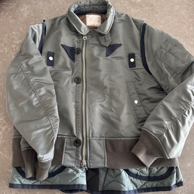 사카이 레이어드 봄버자켓 (2사이즈)