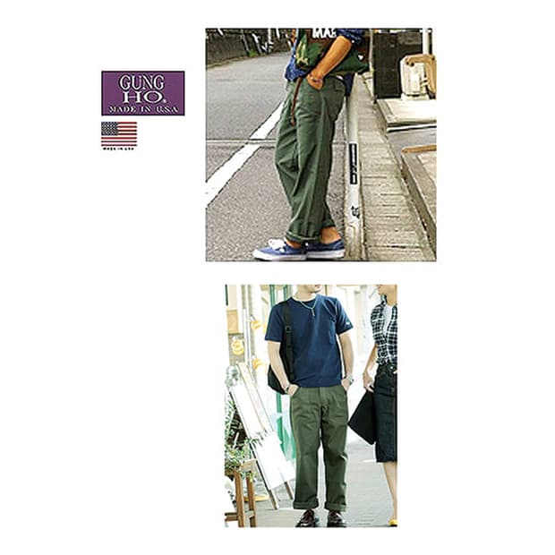 made in USA GUNG HO 카고팬츠