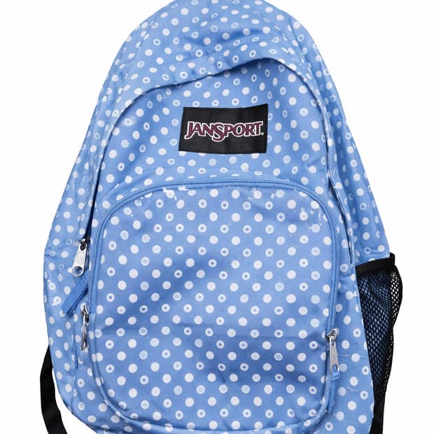 Y2K 잔스포츠 도트 백팩 / 파스텔 블루/희귀 도트 잔스포츠 백팩”