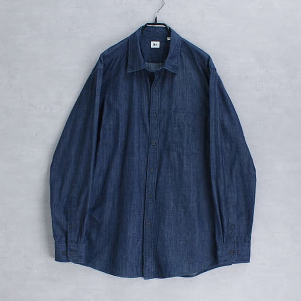 UNIQLO denim shirt _ S3690