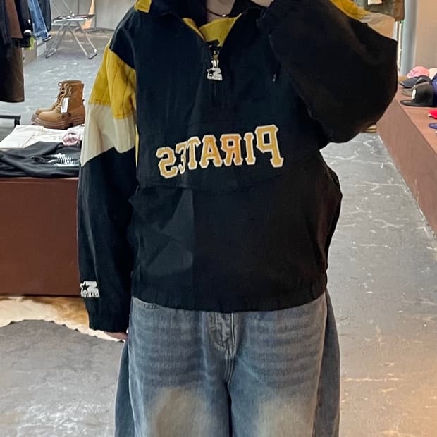 스타터 올드스쿨 피츠버그 파이리츠 아노락 바람막이 H1675