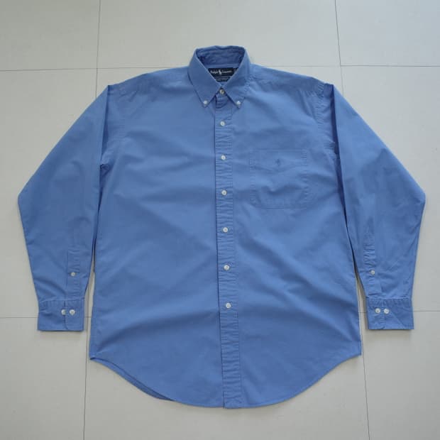 90s 폴로 랄프로렌 더 빅 셔츠 블루 (The Big Shirt)
