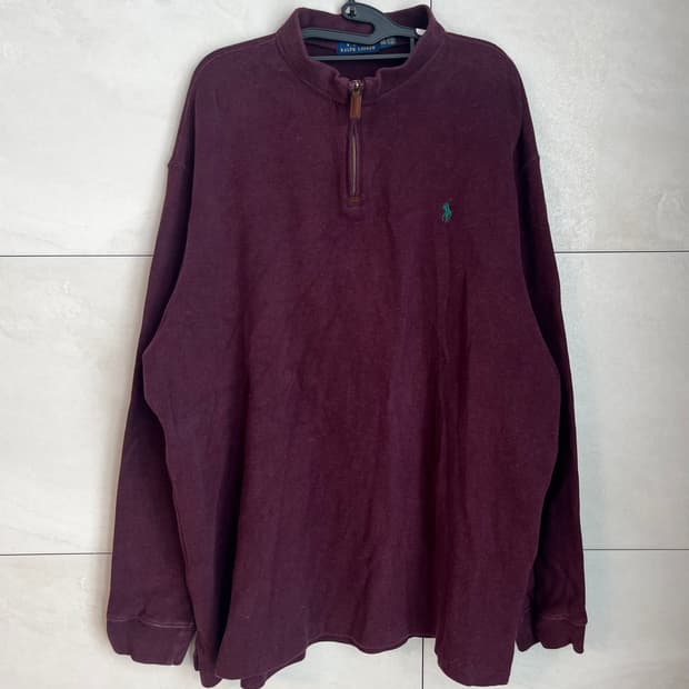 (2XL) 폴로 랄프로렌 빅 사이즈 니트 버건디 