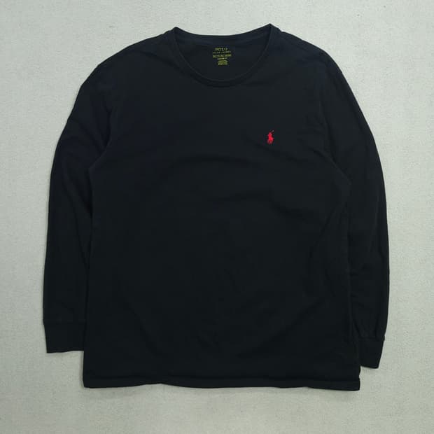 폴로 랄프 로렌 롱슬리브 XXL 블랙