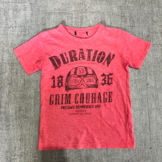 일본빈티지 Durarion 핀터깔y2k 오리엔탈펑크 반팔티셔츠