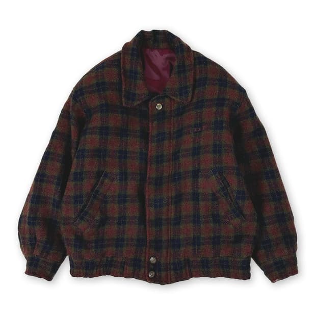 크리스찬어워즈 울 체크 블루종