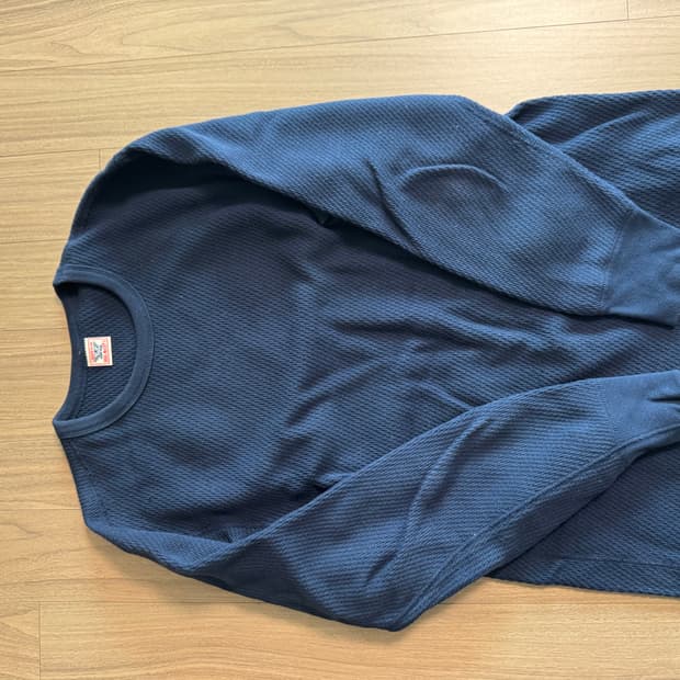 리얼맥코이 와플 써멀 롱슬리브 티셔츠 42-44사이즈