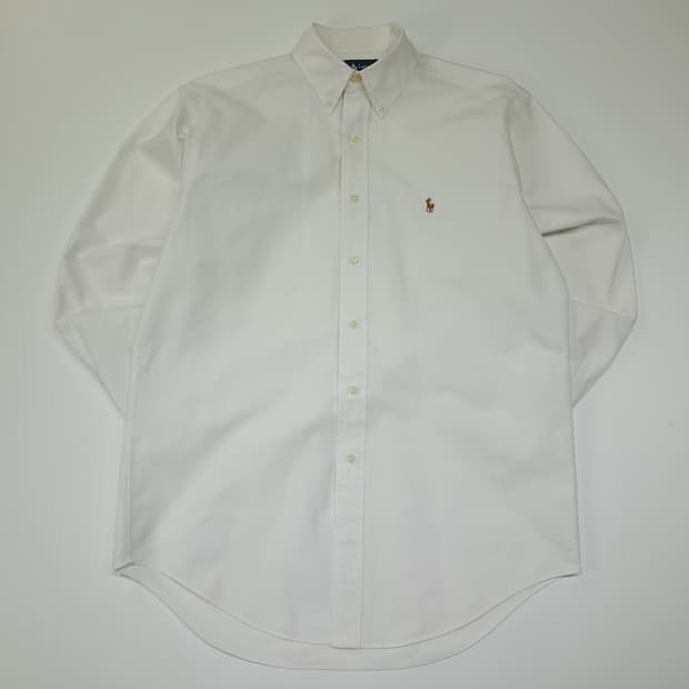 CL366 L 폴로 90s 옥스포드 멀티포니 화이트 셔츠 남방