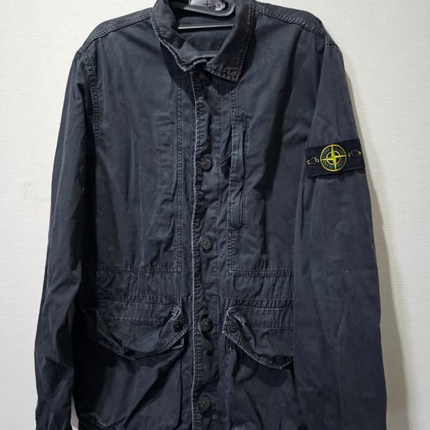 정품 스톤아일랜드 와펜 텔라 포켓 자켓 100 / L