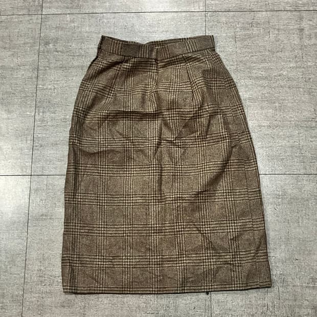 일본빈티지 하구미모리걸 달천깔페어리 오피스 모직 울미디스커트