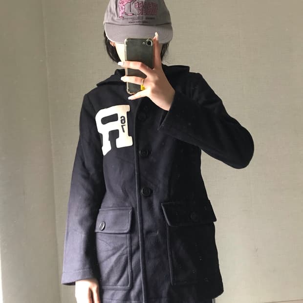 폴로 빅로고 코트