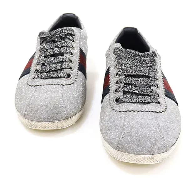 구찌 419544 메탈릭 밤비  WEB 여성 스니커즈 CO82866GU