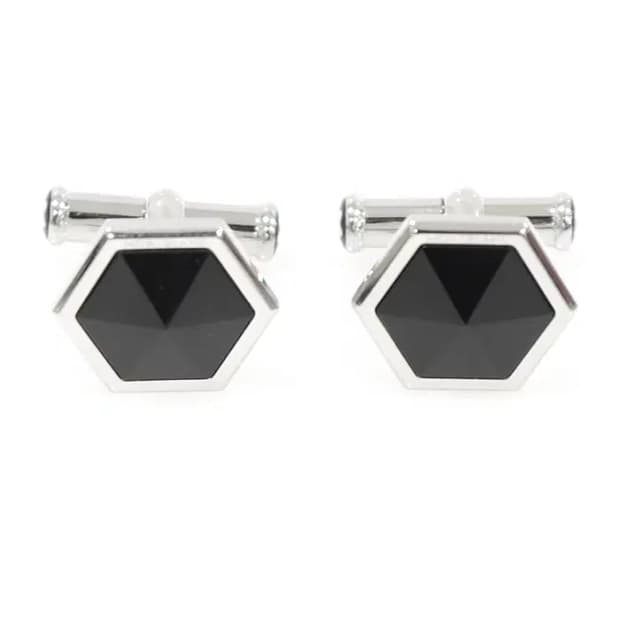 몽블랑 118599 스틸 오닉스 사토리얼 커프 링크스 CO03179MO