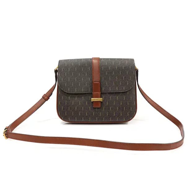 생로랑 568604 모노그램 브라운 레더 사첼 숄더백 EP04923YSL