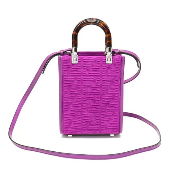 펜디 8BS051 FF로고 캔버스 미니 션샤인 2WAY EP88357FD