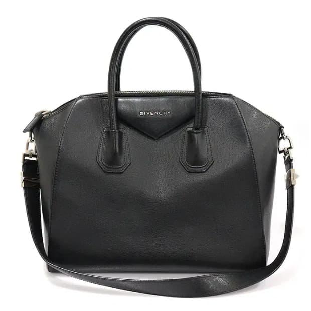 지방시 BB05118012 블랙 고트스킨 안티고나 미듐 CO10229GI