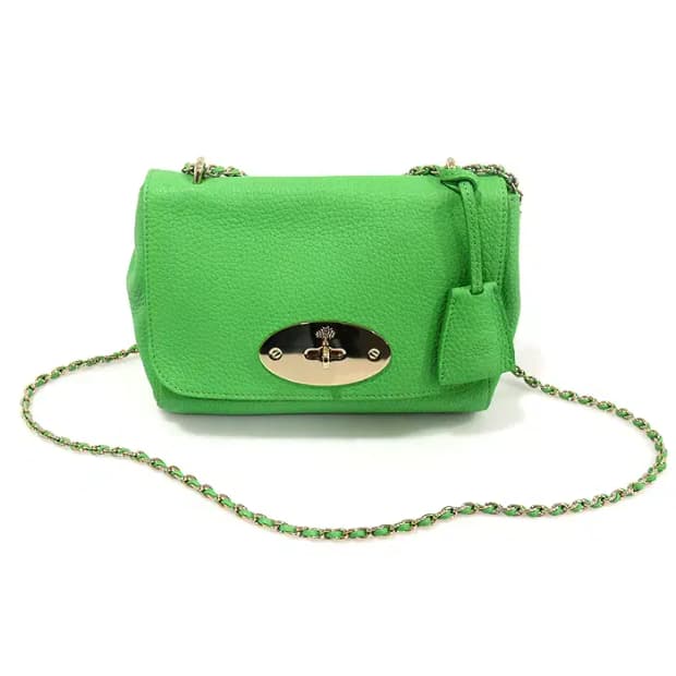 멀버리 HH2139 그린 그레인 레더 릴리 스몰 숄더백 26079MBC