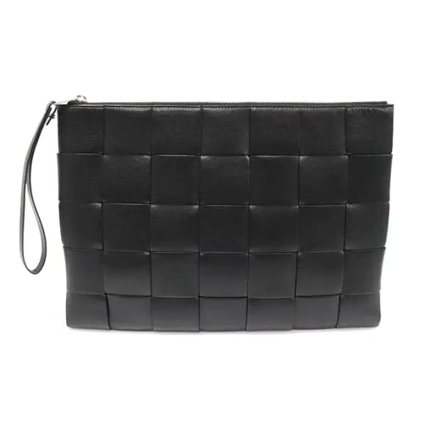 보테가베네타 649616 블랙 라지 카세트 파우치 클러치 60061BOC