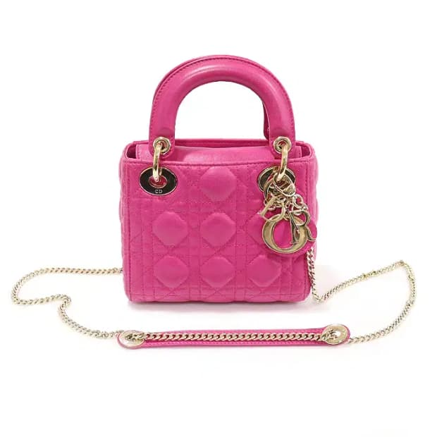 디올 M0505OCAL 핑크 까나쥬 레이디 디올 미니 CO81983CD