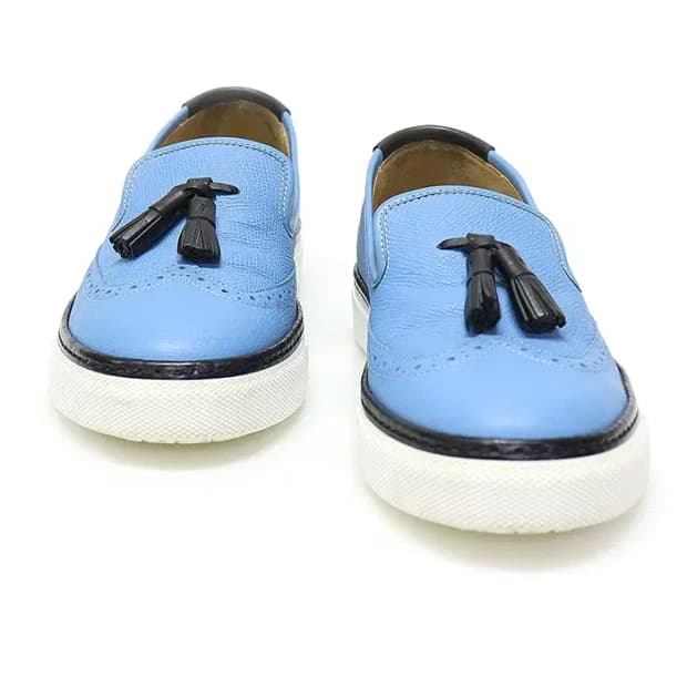 에르메스 투톤 앱송 머스트 테슬 여성 슬립온 스니커즈 76438HE