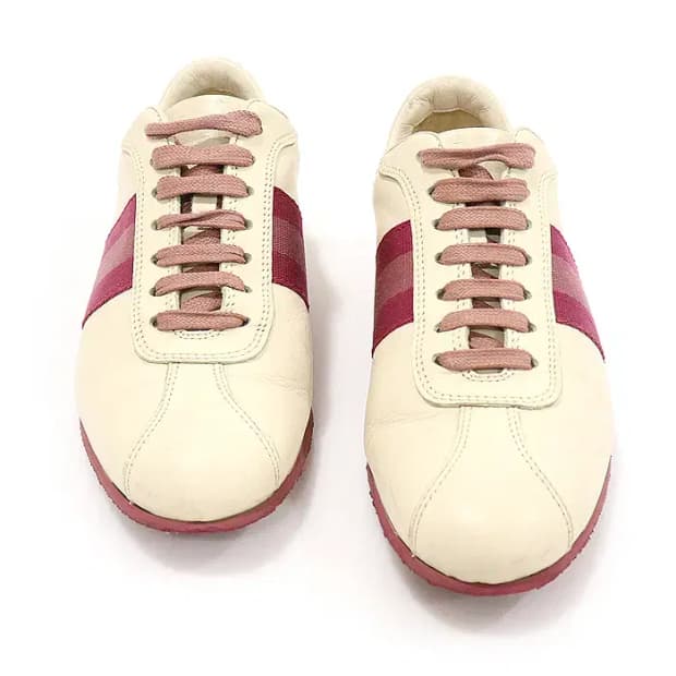 구찌 138732 베이지 로우탑 여성 스니커즈 36C CO29857GU