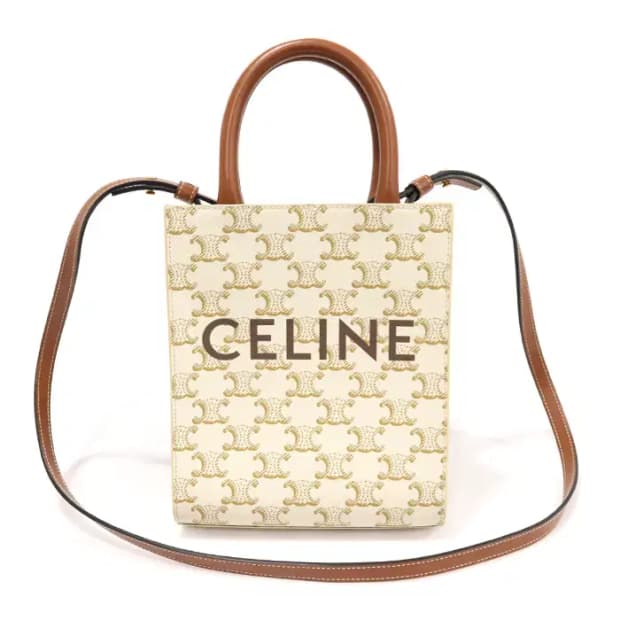 셀린느 194372BZK 화이트 카바스 미니 버티컬 EP54204CE