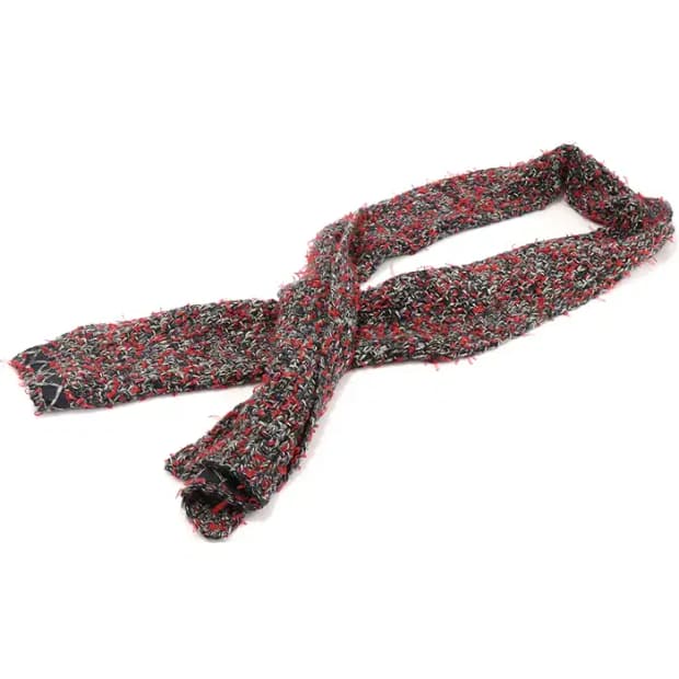 샤넬 멀티 컬러 캐시미어 청키 니트 머플러 CO14805CH