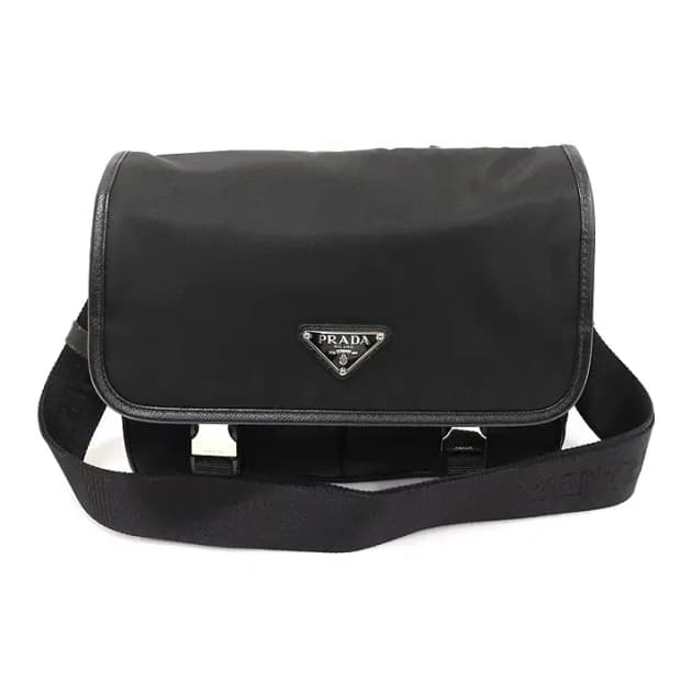 프라다 2VD769 블랙 리나일론 사피아노 크로스백 EP38940PR